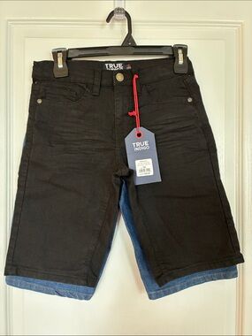 Indigo Black & Blue Two Pack Bundle Youth Jean Shorts